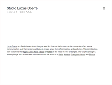 Tablet Screenshot of lucasdoerre.com